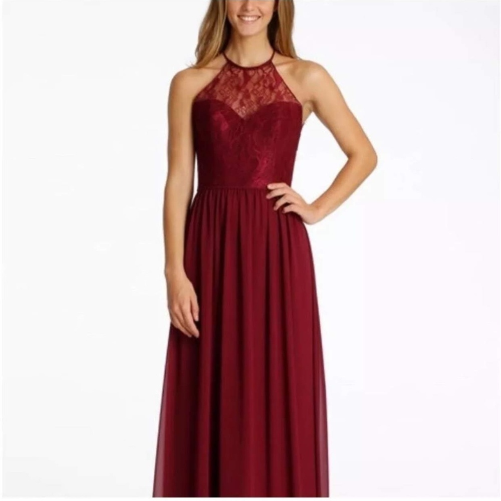 Hailey Paige Burgundy Formal Dress Size 4 NEW!